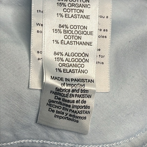 Good American Good Boy distressed knees indigo blue jeans - Picture 14 of 17